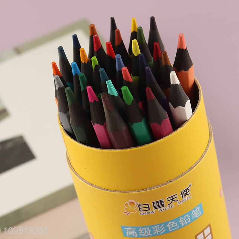 Hot items black barrel colored pencil set
