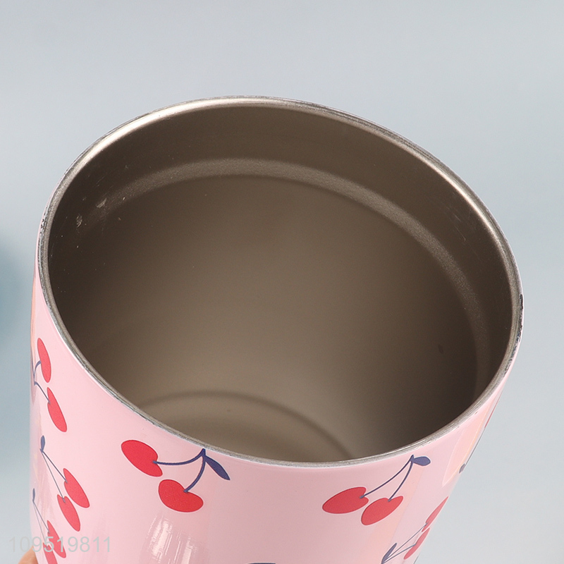 Top selling stainless steel water bottle with straw