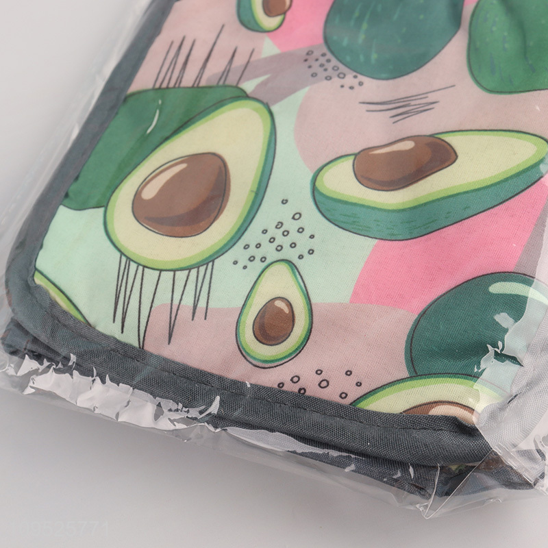 New style 2pcs oven mitts heat pad set