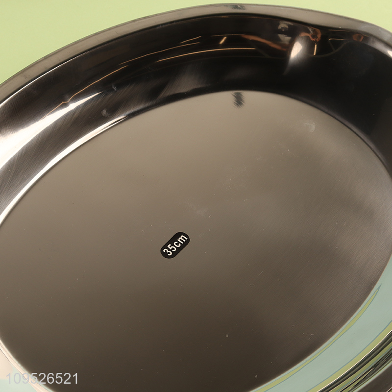 China products stainless steel tableware plate for sale