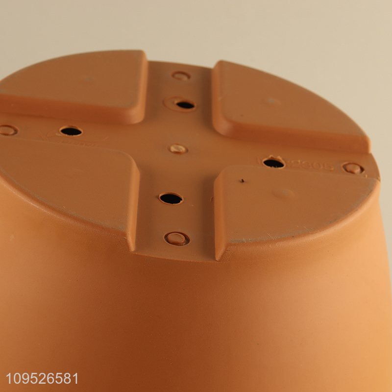 New arrival round plastic flower pot for sale