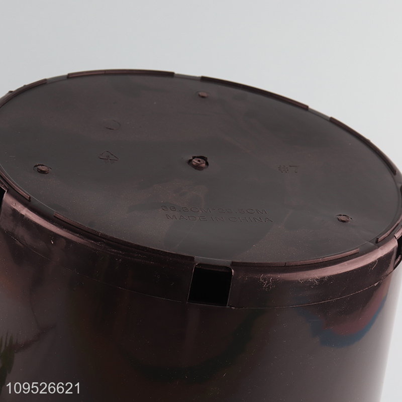 China wholesale round plastic flower pot plants pot