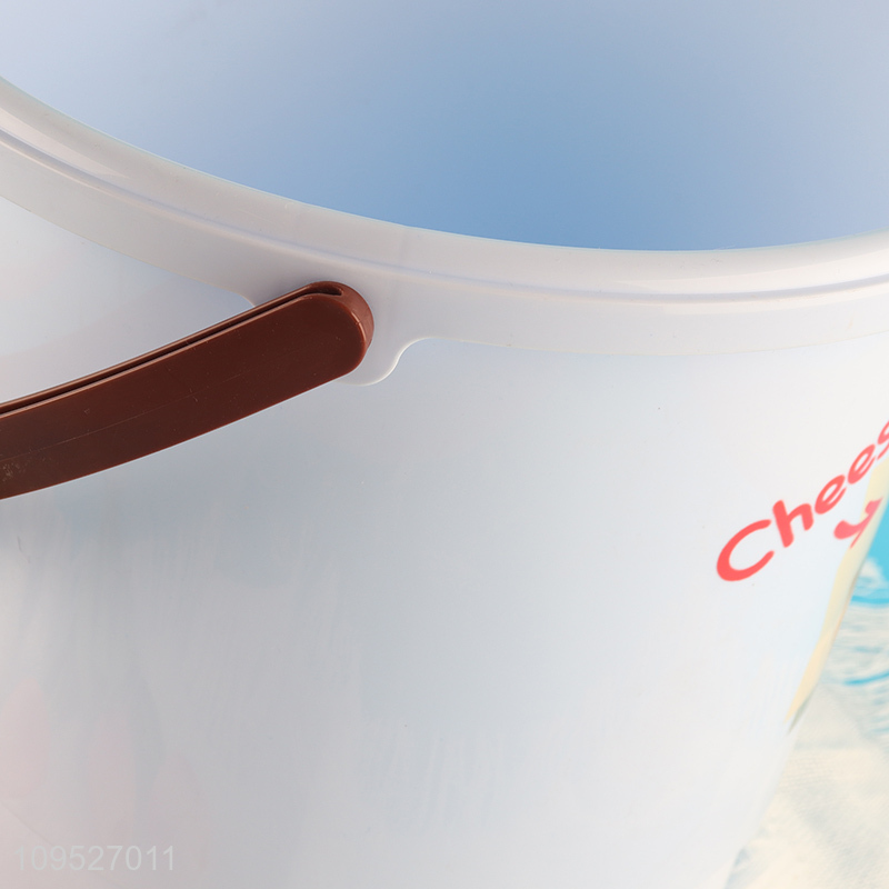 China supplier household plastic water bucket with handle