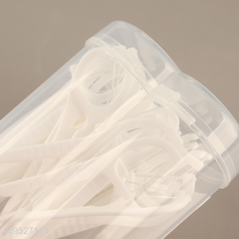 China factory 40pcs heart shape floss toothpick picks