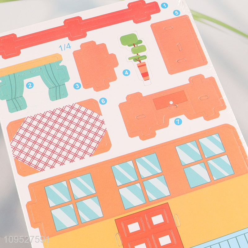 3D Paper Puzzle Baby Household Restaurant Model