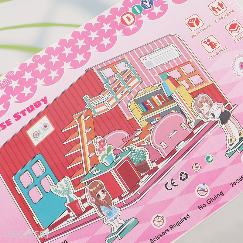 Popular Diy 3D Stereo Puzzle Educational Toy