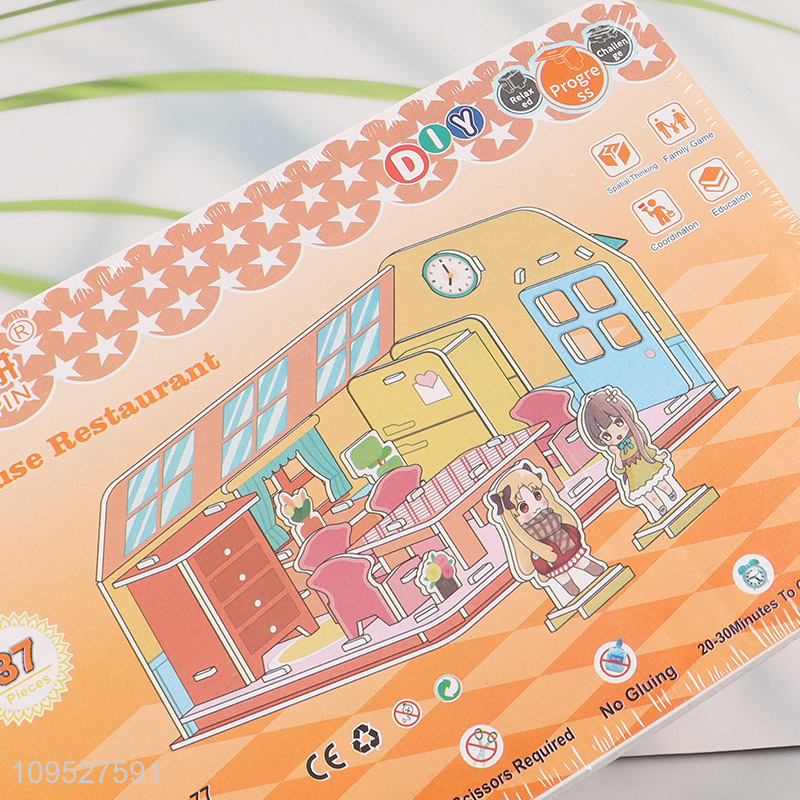 3D Paper Puzzle Baby Household Restaurant Model