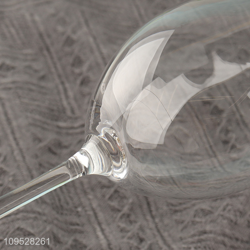 Top selling clear glass champagne cup goblet cup wholesale