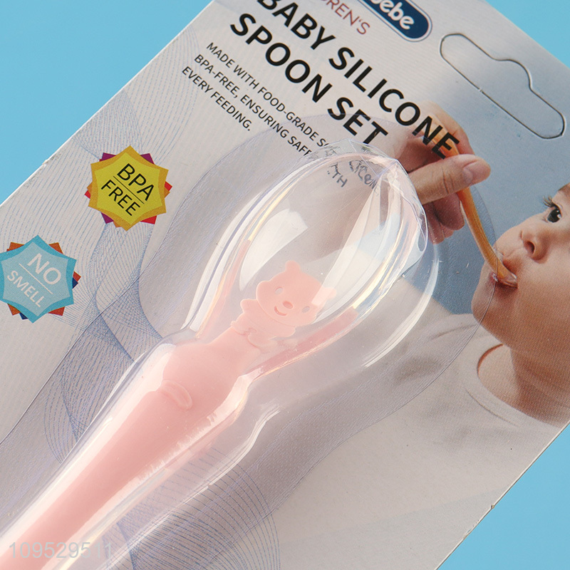Wholesale Silicone Baby Spoons For Toddlers