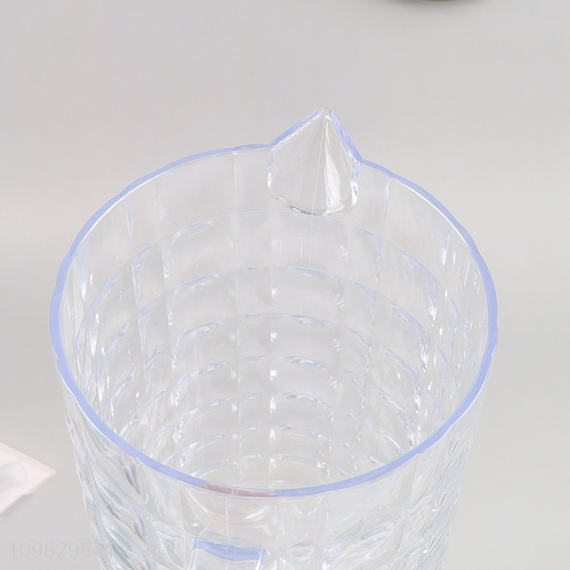 Best selling plastic cold water jug water cup set
