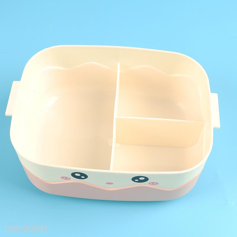 Yiwu market  1200ml portable lunch box with spoon and fork