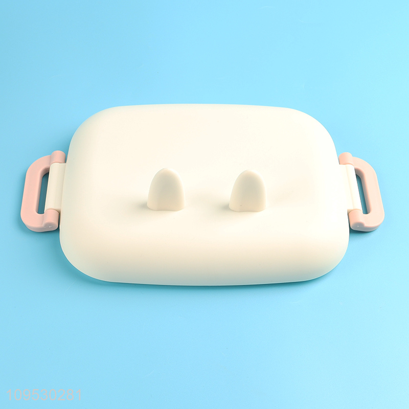 Yiwu market  1200ml portable lunch box with spoon and fork