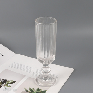 High Quality Vertical Pattern Wine Glasses