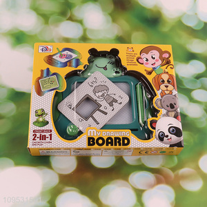 China factory frog magnetic writing board with challenge game