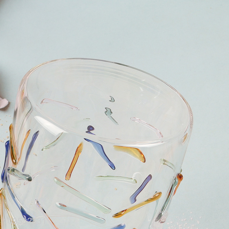 Best sale glass water cup drinking cup with lid