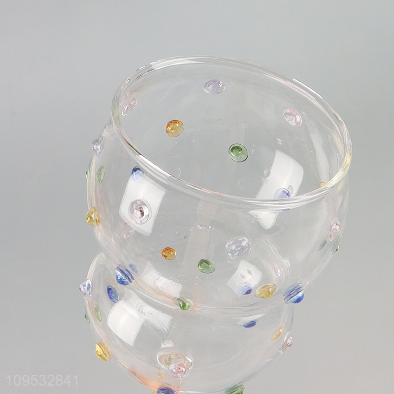 New style glass drinking cup goblet cup