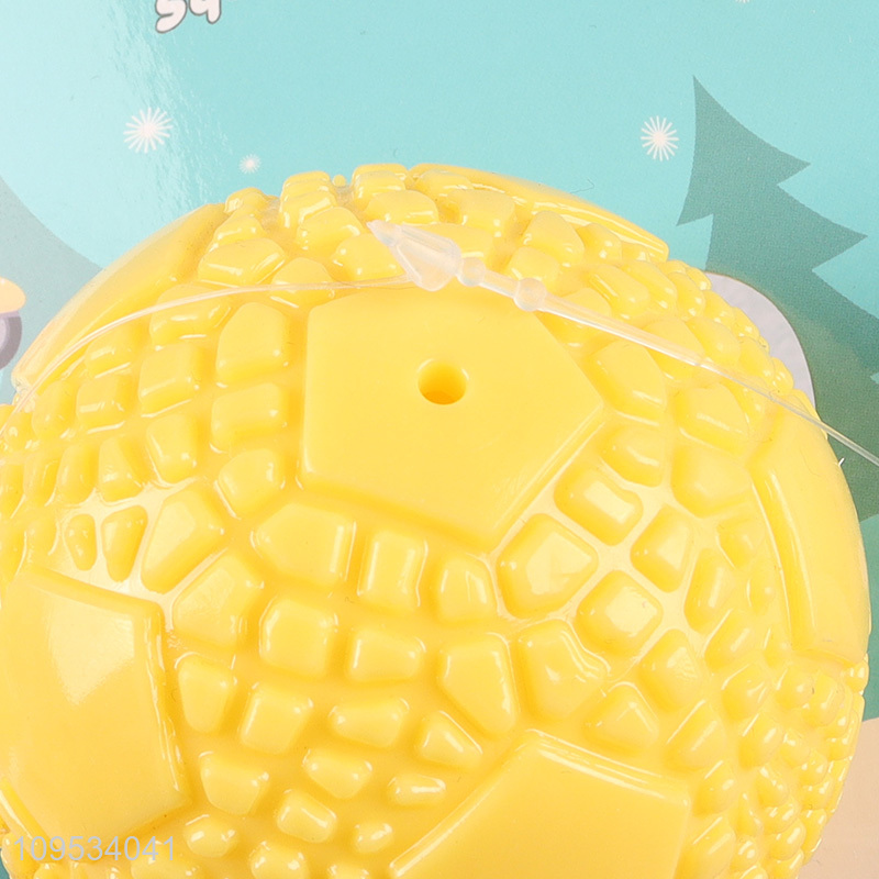 Best quality yellow pet interactive toys ball toys