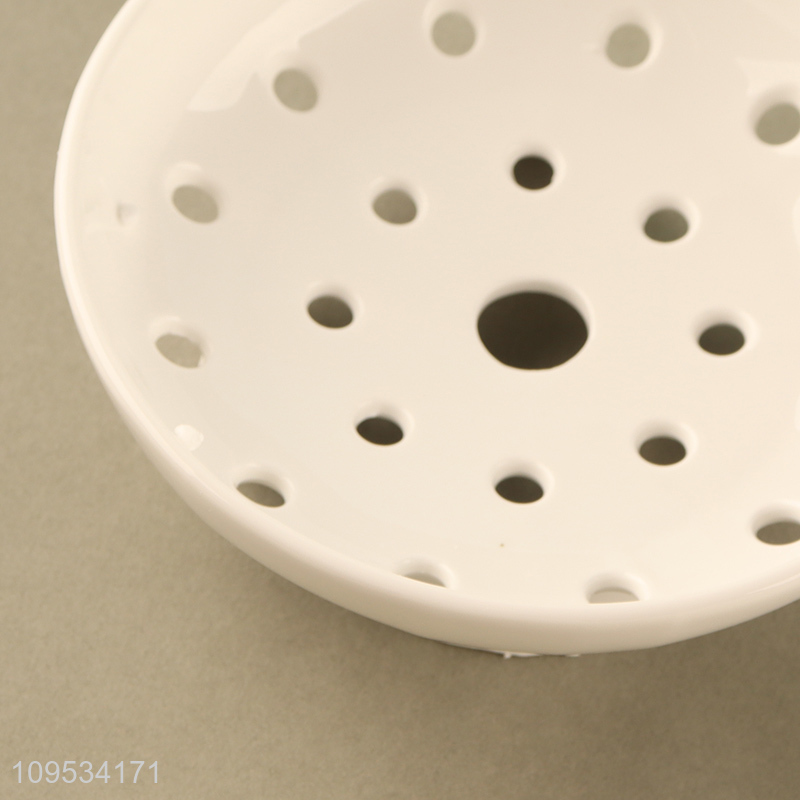 China supplier 6-inch draining steaming plate