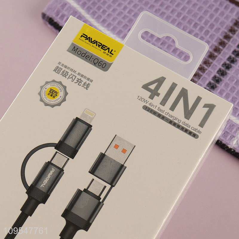 Best quality 120w fast charging data cable for sale