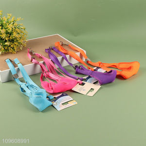 New arrival  multicolor breathable <em>pet</em> harness leash