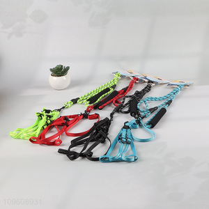 New arrival reflective cotton <em>pet</em> harness leash