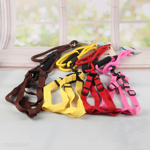 Good selling sponge handle <em>pet</em> harness leash